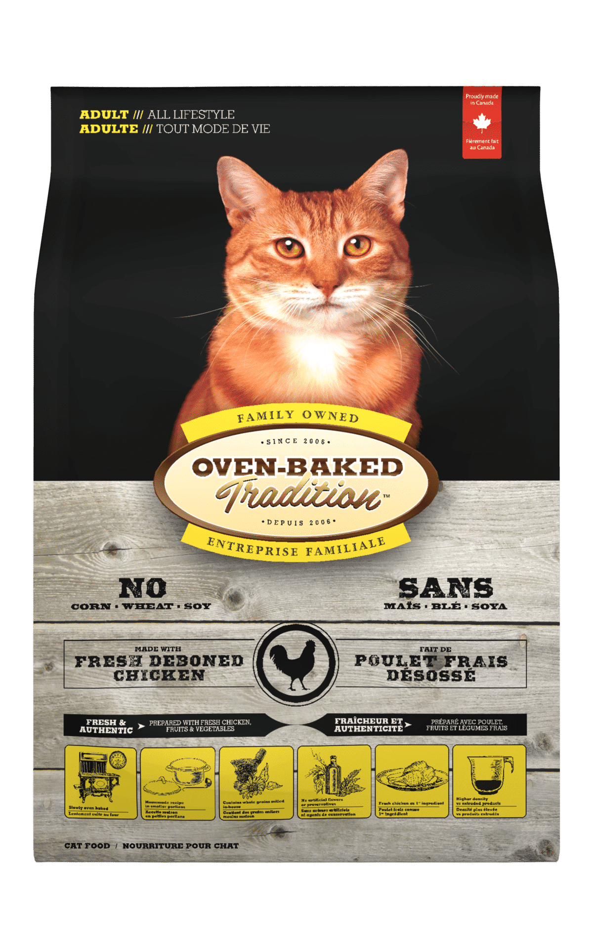 La Meilleure Nourriture Pour Chat Adulte Poisson Oven Baked Tradition