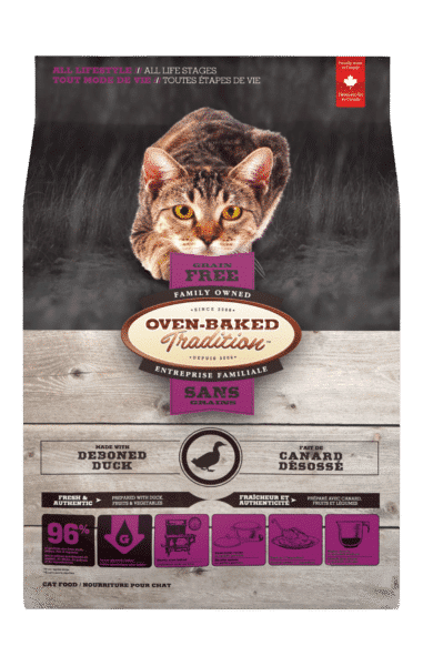 Nourriture sans grains pour chat toutes étapes de vie tout mode de vie - Canard 1 Grain Free Cat Duck 3D front Chat Canard Sans Grain face