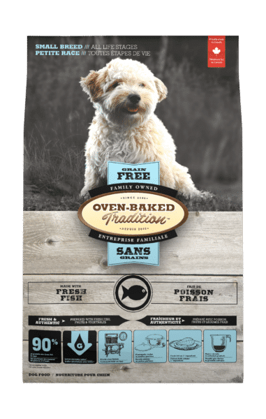 Nourriture pour chien sans grains toutes étapes de vie petite race - Poisson 1 NOURRITURE SANS GRAINS POUR CHIEN TOUTES ÉTAPES DE VIE PETITE RACE – POISSON