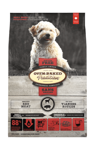 Grain Free Red Meat Small Breed front Petite race Sans Grain Viande Rouge face