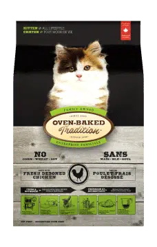 Bag of kitten food with chicken – Oven-Baked Tradition
