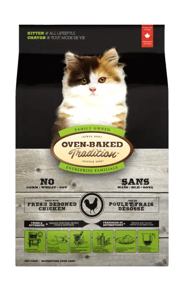 Bag of kitten food with chicken – Oven-Baked Tradition