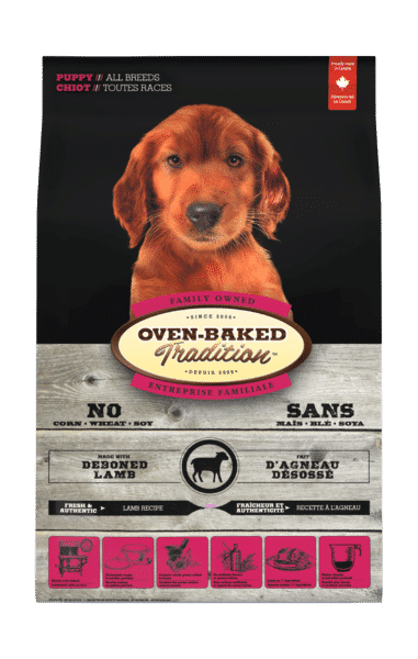 Food for all breed puppies - Lamb 1 Puppy Lamb AB 3D front Chiot Agneau 3D Face