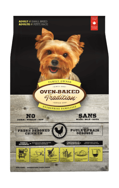 Food for small breed adult dogs - Chicken 1 Small Breed Chicken 3D front Petite Race Poulet face