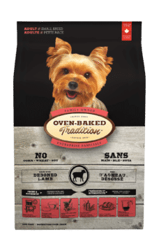 Nourriture pour petits chiens saveur agneau