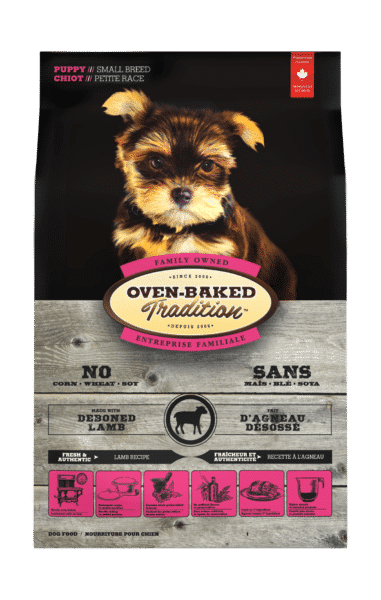 Nourriture pour petit chien saveur d'agn