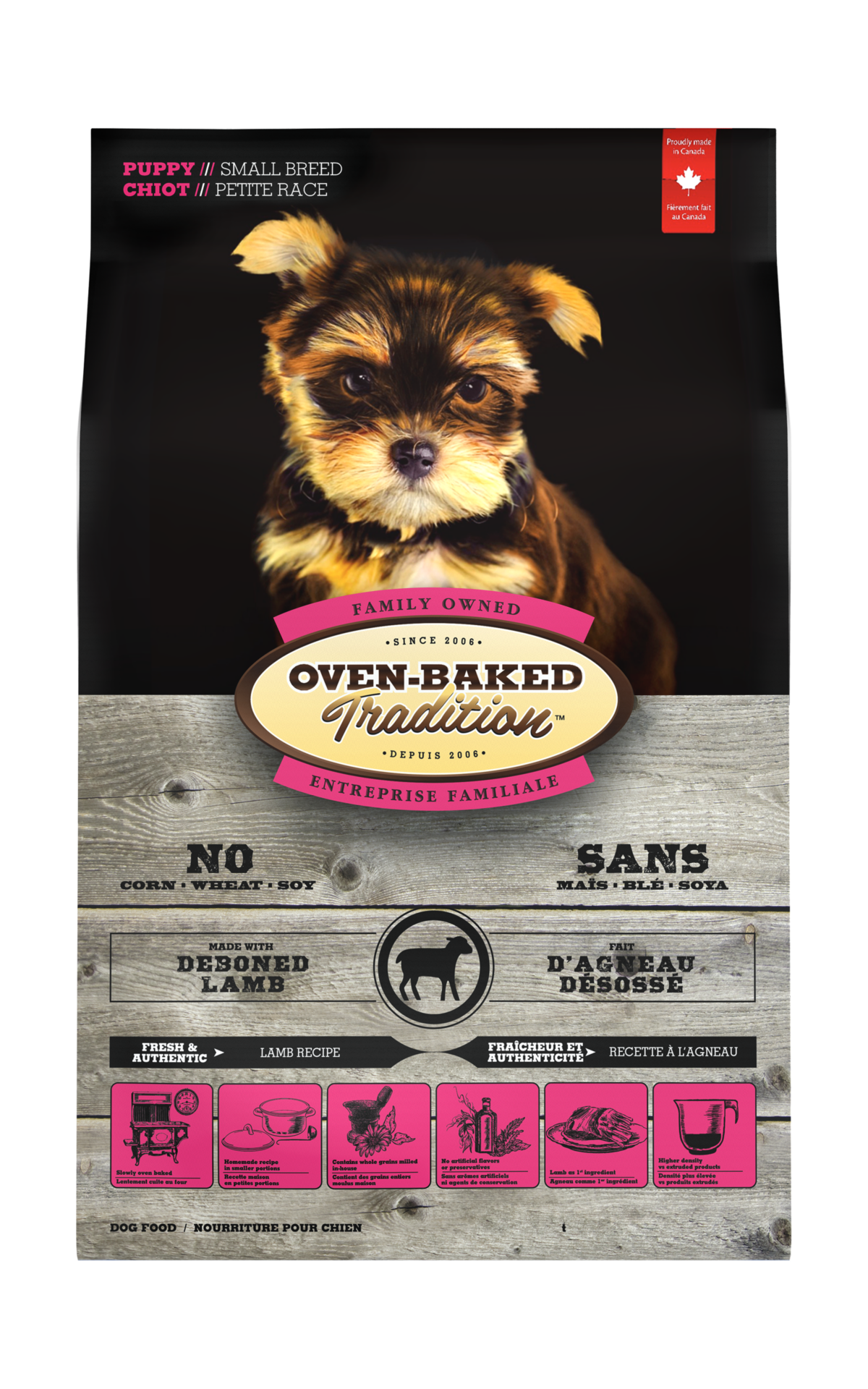 Food for small breed puppies Lamb OvenBaked Tradition
