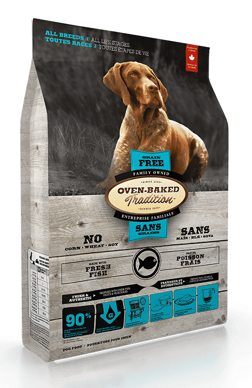 fish and grain dog food