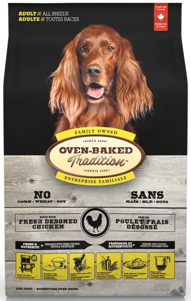 Nourriture pour chien adulte toutes races - Poulet 1 Chien poulet TOUTE race face