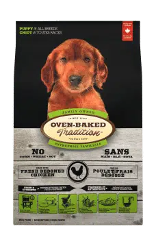 Bag of all breed puppy food with chicken – Oven-Baked Tradition