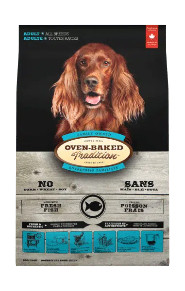 Fish dog food for all breed adults, hypoallergenic formula