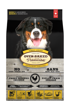 Large breed adult dog food with chicken by Oven-Baked Tradition