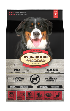 Large breed adult dog food with lamb by Oven-Baked Tradition