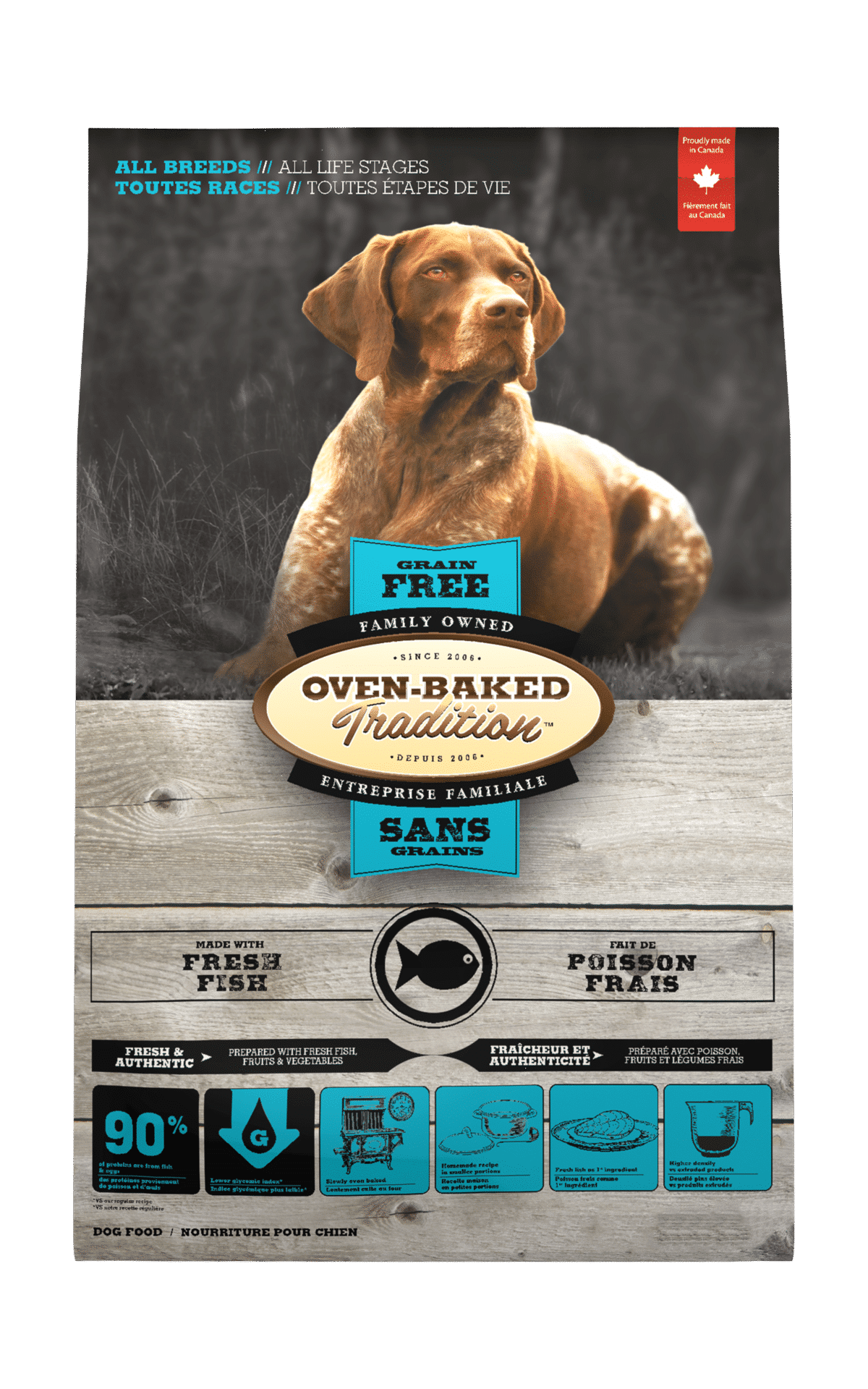 Grain-Free Dog Food for All Breeds – Fish | Oven-Baked Tradition