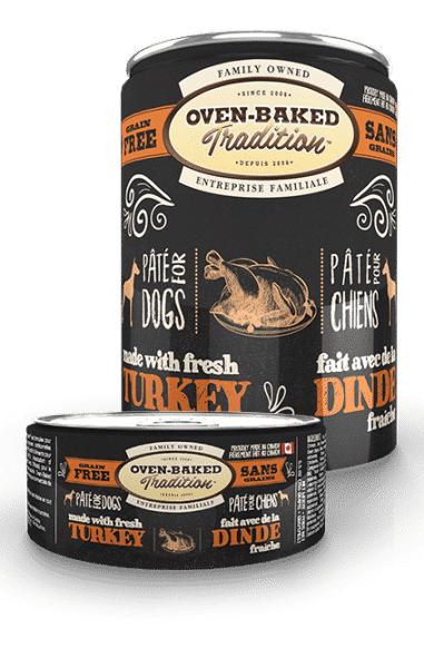 Pâté sans grains pour chien adulte - Dinde 1 chien dinde