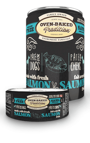 Grain-free pâté for adult dogs - Salmon 1 chien saumon