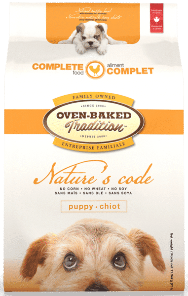 Nourriture naturelle pour chiot toutes races - Poulet 1 NC chiot face