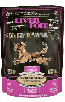 OBT 24010 Dog Treats BeefLiver 250g