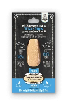 Gâterie en filet sans grains pour chat au thon, hypoallergénique et riche en oméga 3 & 6