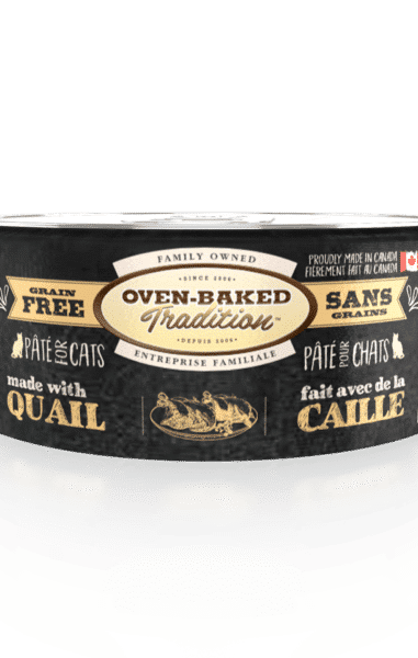 Pâté sans grains pour chat adulte - Caille 1 Can Conserve Cat Chat Quail Caille 55oz