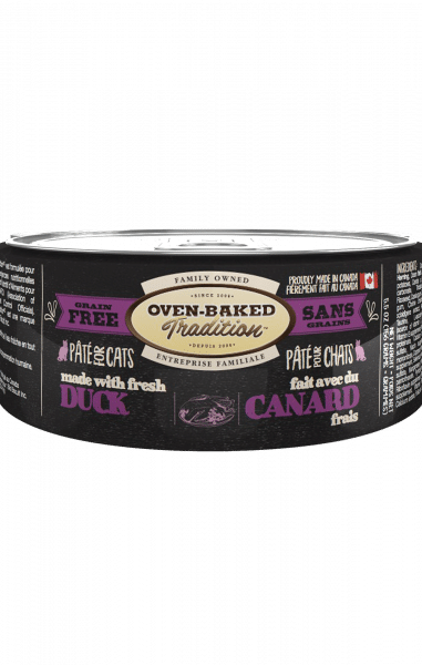 Pâté sans grains pour chat adulte - Canard 1 Conserve 3D CHAT 155g Canard Site Web OBT copy