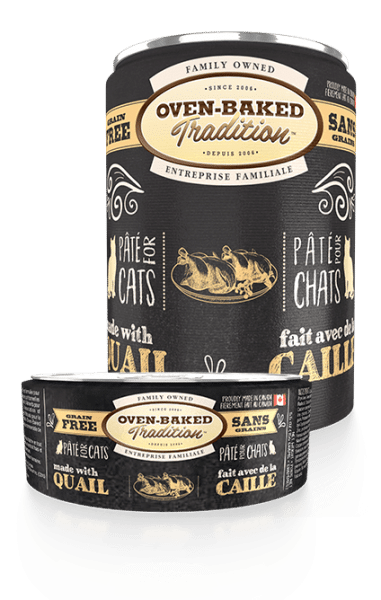 Pâté sans grains pour chat adulte - Caille 1 chat caille
