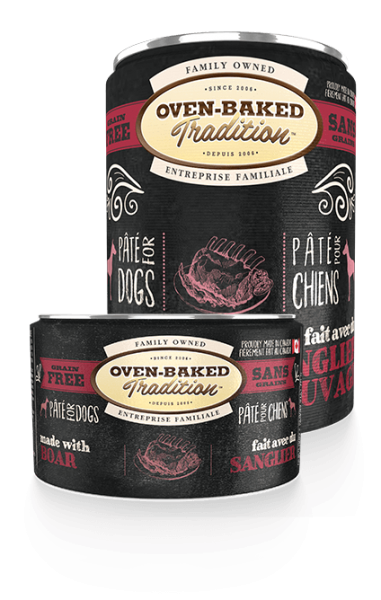 Pâté sans grains pour chien adulte- Sanglier 1 chien sanglier