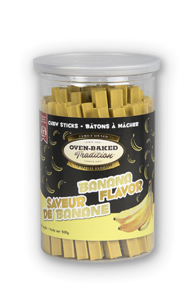 犬用咀嚼棒 - 香蕉 1 batonnets bananes