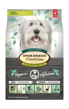 Hypoallergenic vegan food for adult dogs all breeds oven-baked