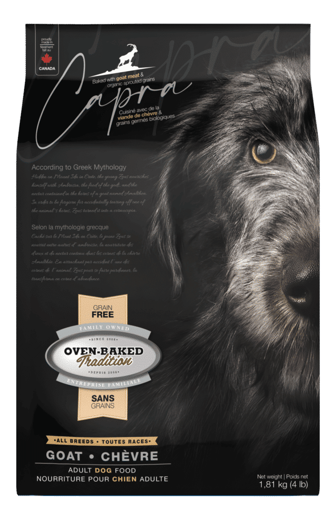 Grain-free food for dogs of all breeds - Goat 1 Capra All Breed Toutes Races Front Face 3D