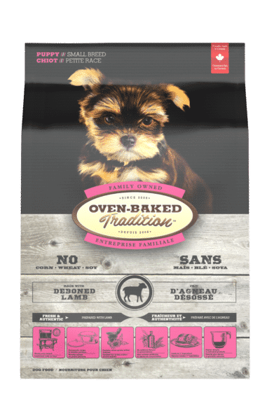 NOURRITURE POUR CHIOT PETITE RACE – AGNEAU 1 Puppy Small Breed Lamb Front Chiot Petite race Agneau Face