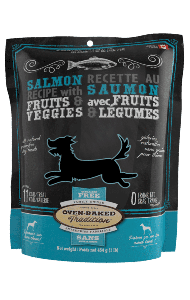 Natural grain-free treats for dogs - Salmon with fruits and vegetables 1 saumon