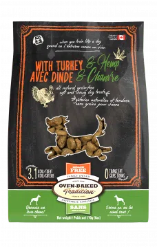 OBT 25021 10 Dog Treats Turkey Hemp