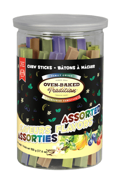 Chew stick assorted flavors 1 Batonnets assortis copie
