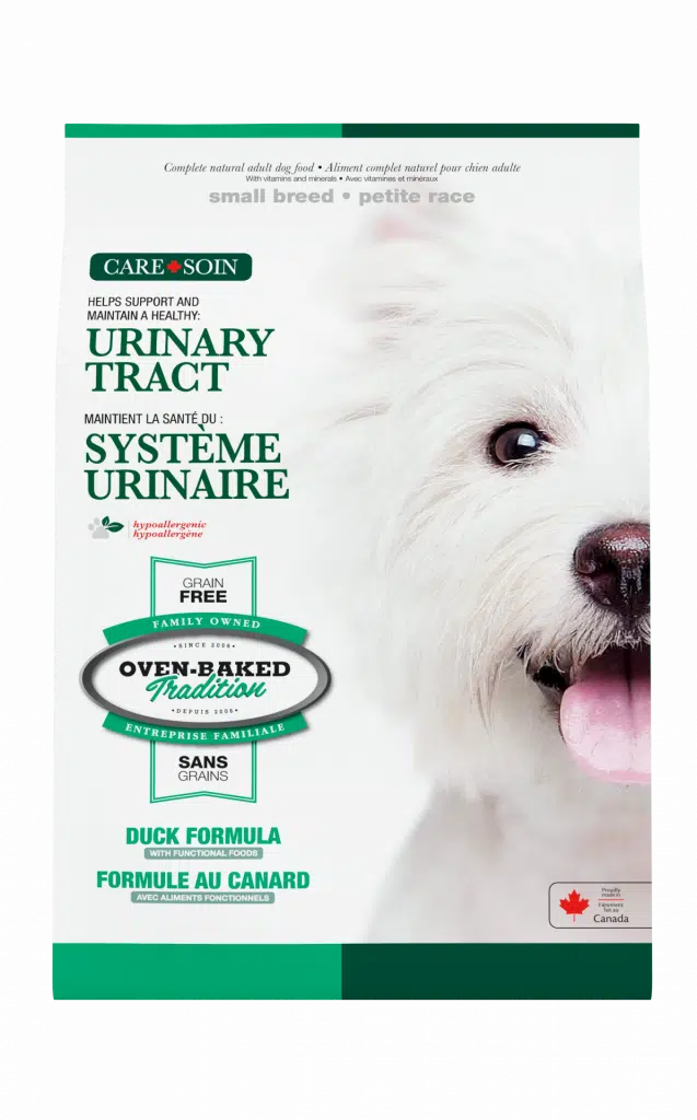 Nourriture système urinaire sans grains pour chien adulte petite race - Canard 1 Product shot of Oven-Baked Tradition care line urinary tract