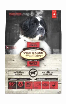 Grain-free lamb dog food for large breed – Oven-Baked Tradition